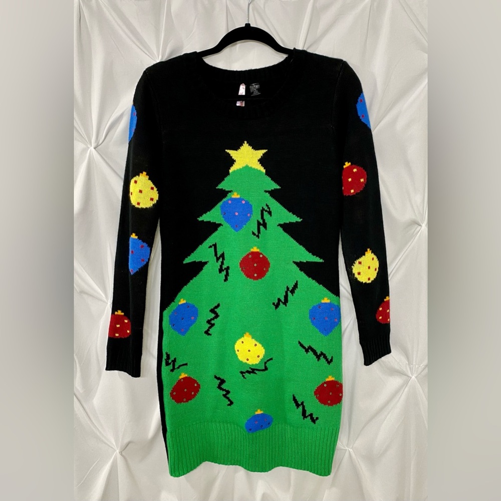 A NOT SO Ugly Christmas Sweater Dress Size L